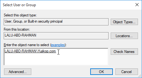regedit-Check Names