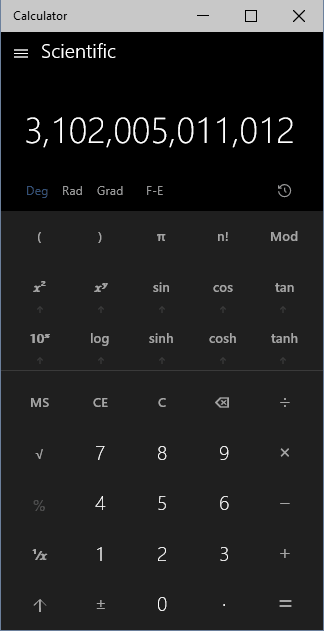Fitur-fitur Baru Windows 10 Build 9926 - Calculator