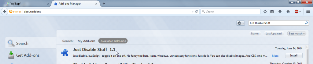 Just Disable Stuff-add-on