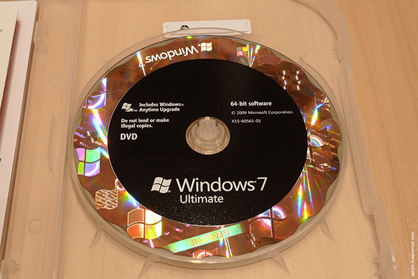 DVD bootable Windows 7 Ultimate