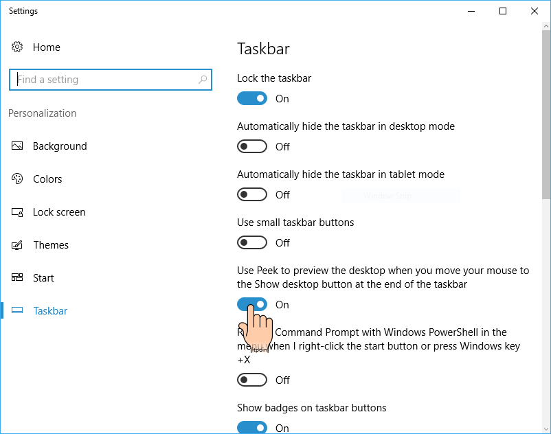 Peek Windows 10