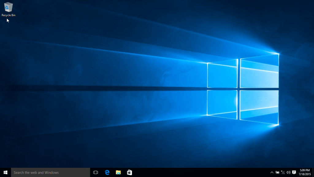 Desktop Windows 10 RTM Build 10240