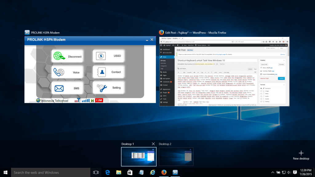 Task View Windows 10