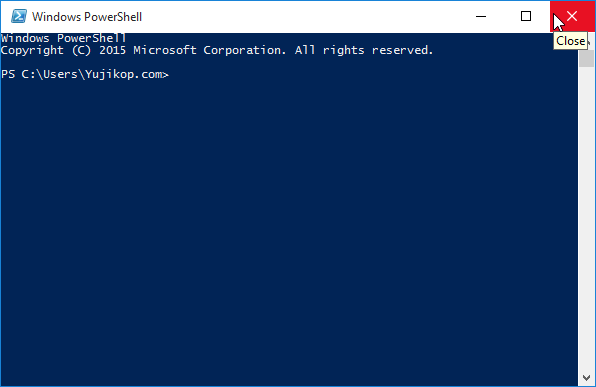 Windows PowerShell 2015