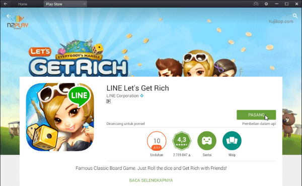 instal get rich di komputer pc
