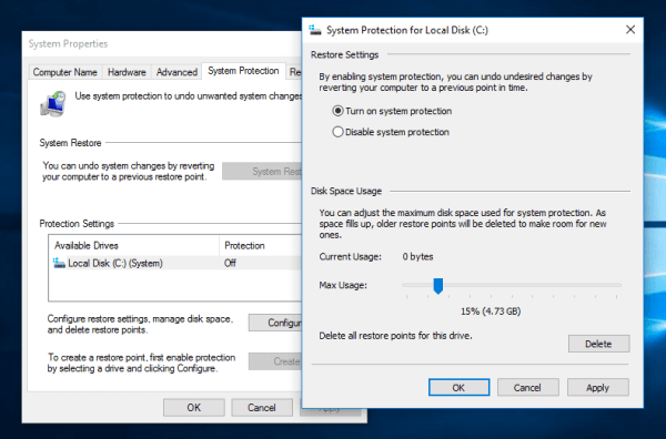 system-protection-slider-Windows-10