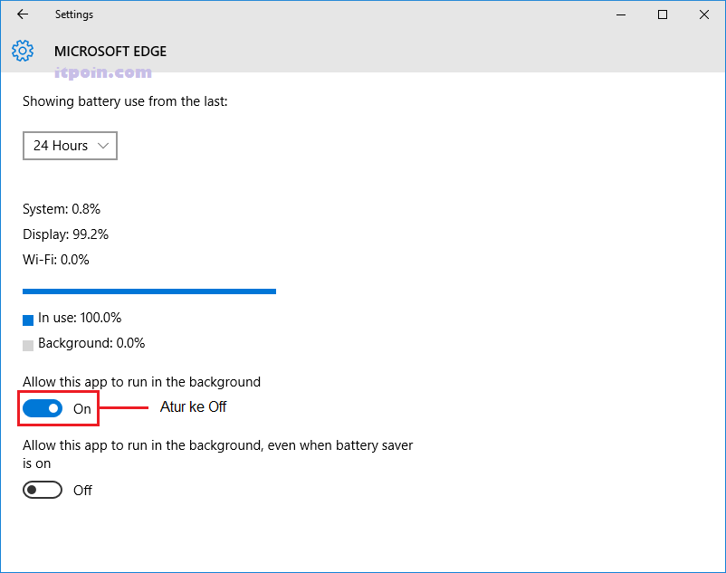 battery saver allow app