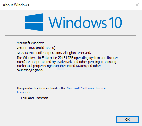 Windows 10 build 10240