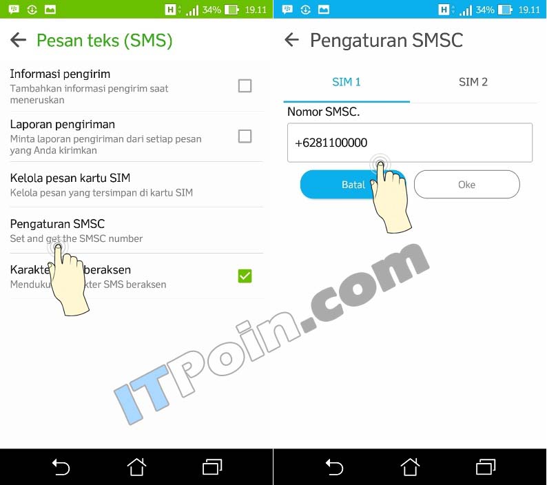 Cara Mengatasi Android Tidak bisa Kirim SMS