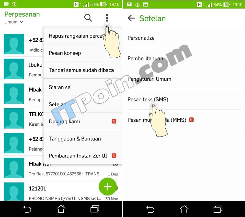 Cara Mengganti Nomor SMS Center HP Android