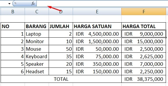 Cara menyembunyikan rumus excel dan protect
